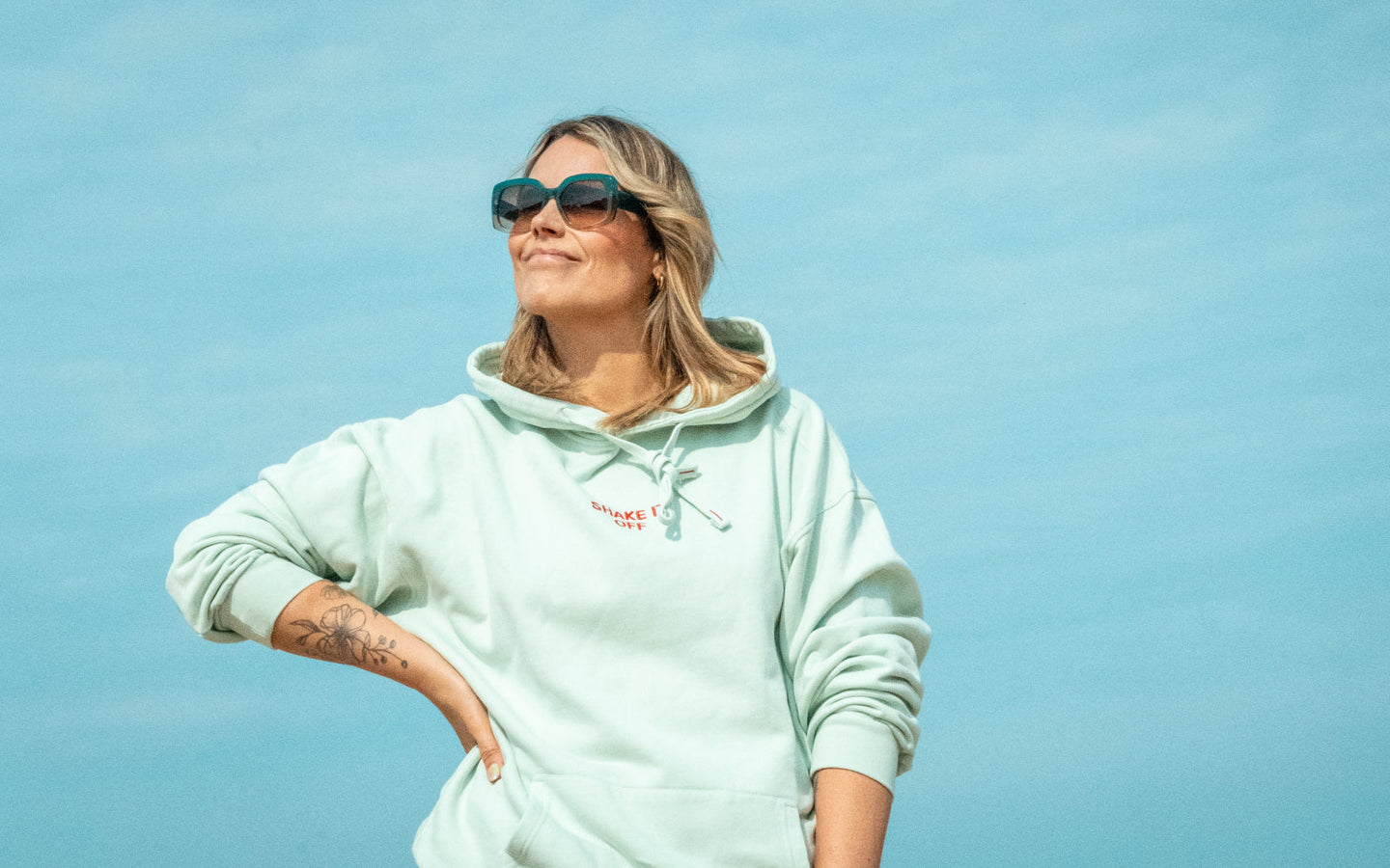 Hoodie: shake it off - L - afbeelding 9